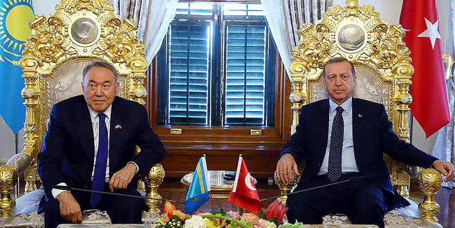 Erdoğan ve Nazarbayev’den ortak bildiri