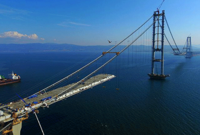 ‘İzmit Körfez Geçişi Köprüsü 2 ay içinde tamamlanacak’