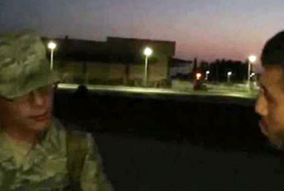 İncirlik Üssü’nde ‘çuval’ eylemi