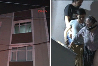 Eşine sinirlenip evini yaktı