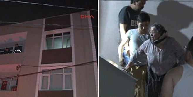 Eşine sinirlenip evini yaktı