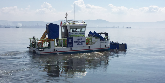 Büyükşehir’den deniz temizliği