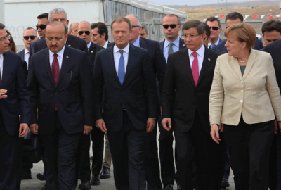 Davutoğlu ve Merkel Gaziantep’te