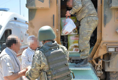 Güvenlik güçlerine ‘baklavalı’ destek