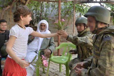 Güvenlik güçlerinden Nusaybin’de yardım eli