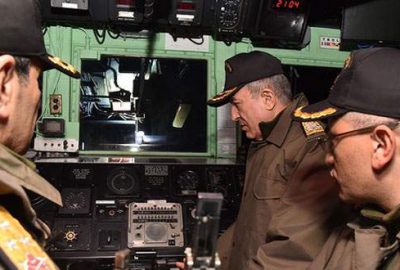 Genelkurmay Başkanı geceyi fırkateynde geçirdi