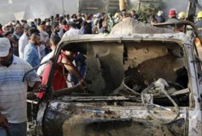 Bağdat’ta bomba yüklü araç patlatıldı