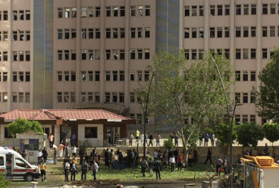 İşte bombalı aracın patlama anı!