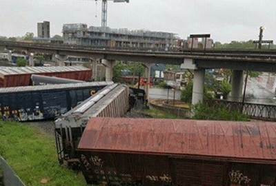ABD’de kimyasal yük treni kazası