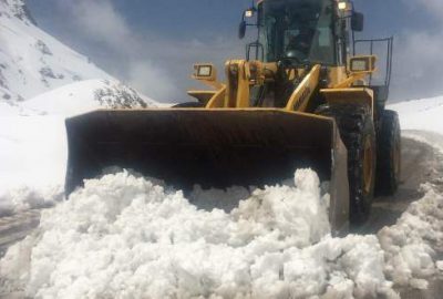 Mayıs ayında karla mücadele