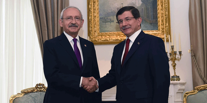 Kılıçdaroğlu, Davutoğlu ile görüştü