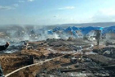 Sarmada kasabası vuruldu: 60 ölü