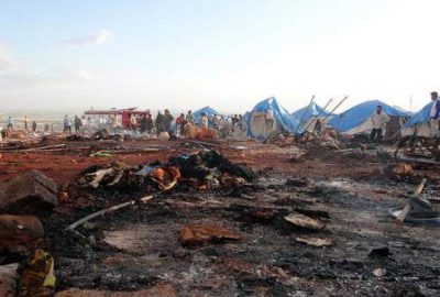 Esed güçleri İdlib’te çadır kenti vurdu: 27 ölü