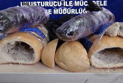 Ekmek arası uyuşturucu sevkiyatına polis engeli