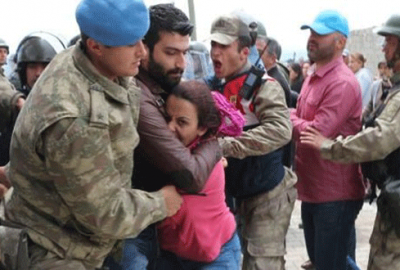 Konteyner kent gerginliği: 18 gözaltı