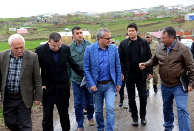 Vali Deniz, Hanak’ın Köylerinde İncelemelerde Bulundu