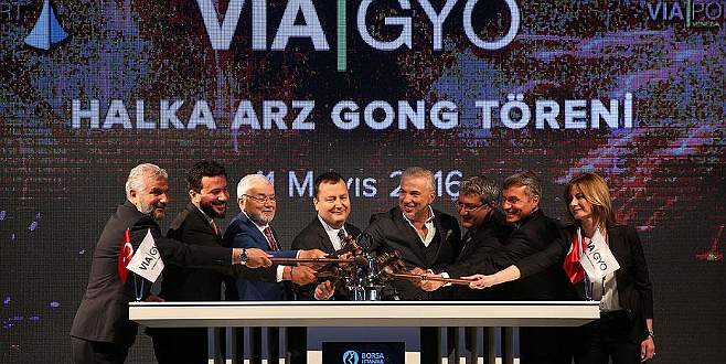 Borsa’da gong VIA GYO için çaldı