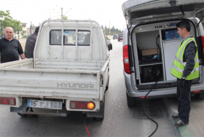 Bursa’da egzoz denetimi