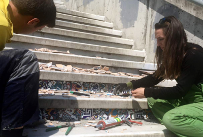 Bursa’nın duvarlarına çiniden güzellik