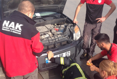 Bursa’da kedi kurtarma operasyonu