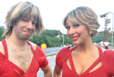 Dublörü güldürdü