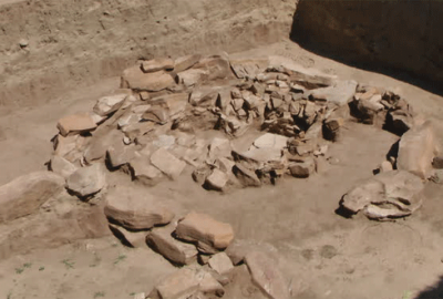 5 bin yıllık savaşçı mezarı bulundu