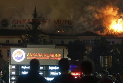 Ankara Numune Hastanesi’nde yangın!