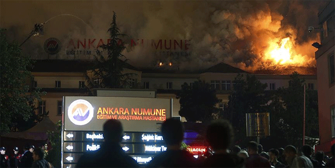 Ankara Numune Hastanesi’nde yangın!