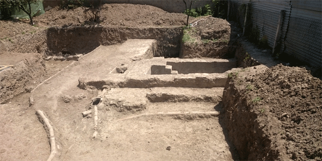 Bursa’da inşaat kazısından tarih çıktı