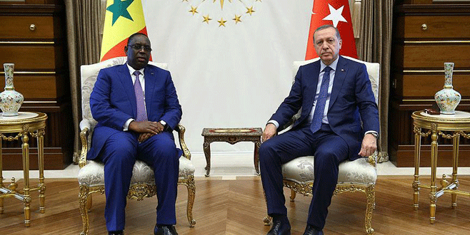 Erdoğan, Senegal Cumhurbaşkanı Sall ile görüştü