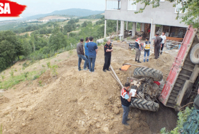 Traktör altında acı son