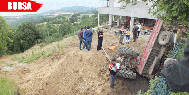 Traktör altında acı son