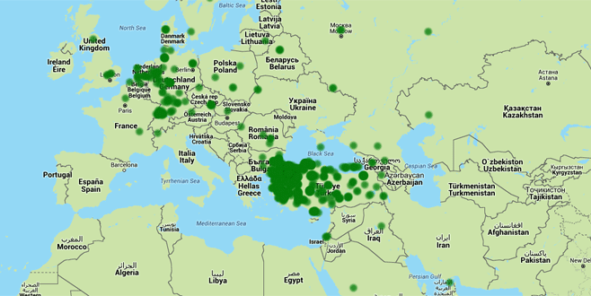 Bursaspor, 5 kıtada taraftarlarının izini sürdü