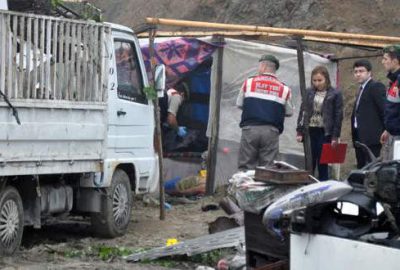 Barakada korkunç cinayet