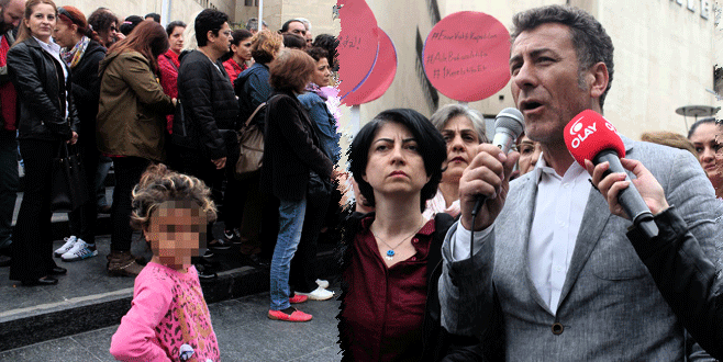 Bursa’da kadınlardan çocuk istismarı protestosu