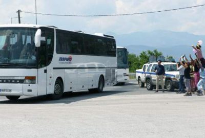 İdomeni kampında bulunan sığınmacılar tahliye ediliyor