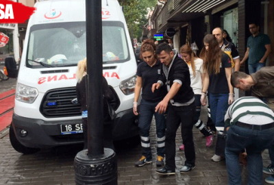 Cumhuriyet Caddesi’nde kaza