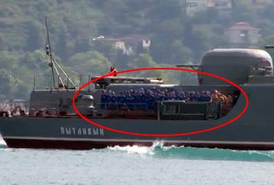 Rus savaş gemisi Boğaz’dan bu kez de böyle geçti