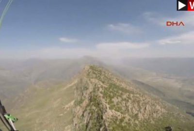 Yamaç paraşütçülerine PKK kurşunu