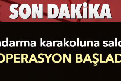 Jandarma karakoluna saldırı! Operasyon başladı!