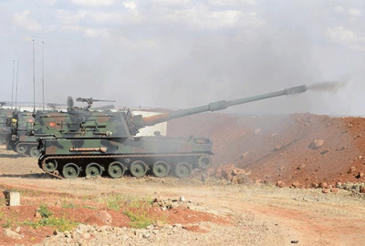 IŞİD’ e ait hedeflere karadan havadan operasyon