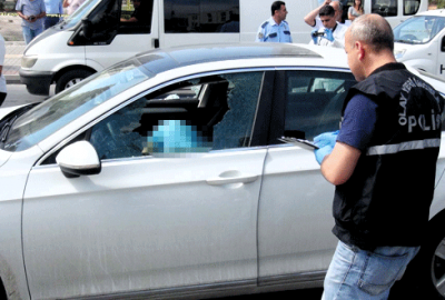 İş adamına kırmızı ışıkta infaz