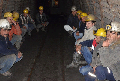 Zonguldak’ta 51 madenci eyleme son verdi
