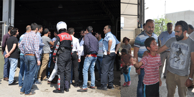 Oğlunun önünde ayaklar altına alarak dövdüler