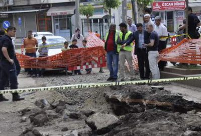 Altyapı çalışmasında şoke eden olay!