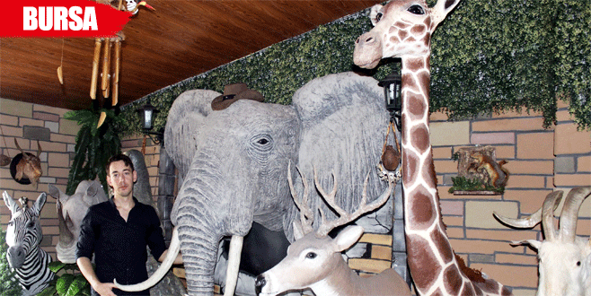 Afrika’yı evine taşıdı, görenleri şaşkına çevirdi