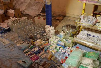 Hainlerin ilaç deposu bulundu