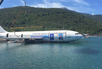 Kuşadası’nda ilginç görüntü