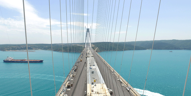 3. köprünün asfalt çalışmaları bitti