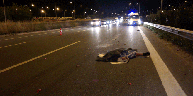 Bursa’da otomobilin çarptığı yaya hayatını kaybetti